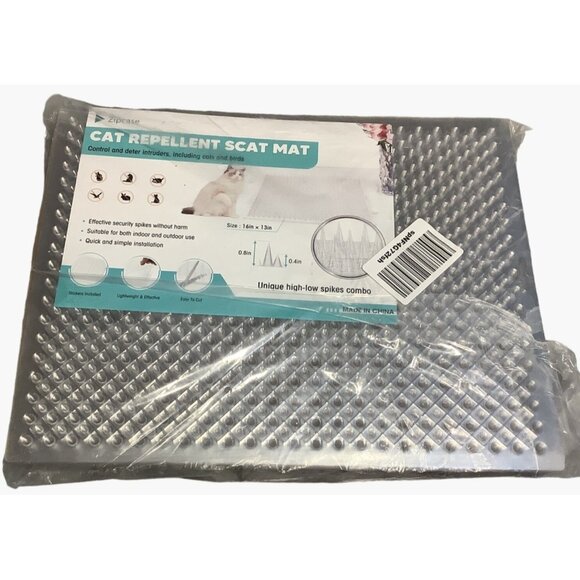 Zipcase Cat Repellent Scat Mat 16" X 13" For Cats & Birds 16 Pack Indoor Outdoor - Picture 8 of 10